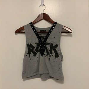 Rock crop top